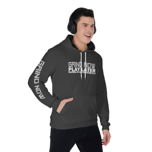 Grind Now Play Later Men's Thicken Pullover Hoodie