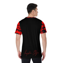 Load image into Gallery viewer, Red Black Camo Kingdom Citizen Men&#39;s O-Neck T-Shirt
