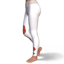 Load image into Gallery viewer, Rose Yoga Leggings
