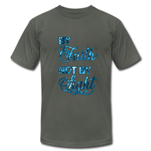 Load image into Gallery viewer, By Faith Not by Sight Unisex Jersey T-Shirt by Bella + Canvas - asphalt
