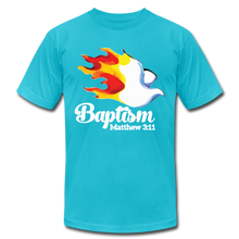 Load image into Gallery viewer, Unisex Jersey T-Shirt by Bella + Canvas - turquoise

