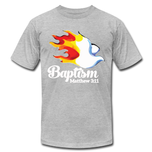 Unisex Jersey T-Shirt by Bella + Canvas - heather gray