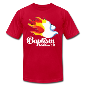 Unisex Jersey T-Shirt by Bella + Canvas - red