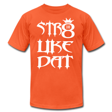 Load image into Gallery viewer, Straight Like That Unisex Jersey T-Shirt by Bella + Canvas - orange
