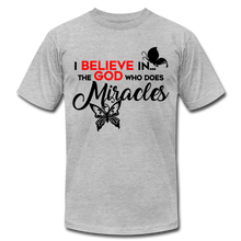 Load image into Gallery viewer, I Believe in the God Unisex Jersey T-Shirt by Bella + Canvas - heather gray
