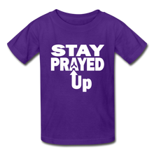 Load image into Gallery viewer, Stay Prayed Up Gildan Ultra Cotton Youth T-Shirt - purple
