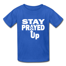 Load image into Gallery viewer, Stay Prayed Up Gildan Ultra Cotton Youth T-Shirt - royal blue
