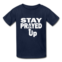 Load image into Gallery viewer, Stay Prayed Up Gildan Ultra Cotton Youth T-Shirt - navy

