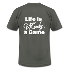 Load image into Gallery viewer, Pray Then Play Unisex Jersey T-Shirt by Bella + Canvas - asphalt
