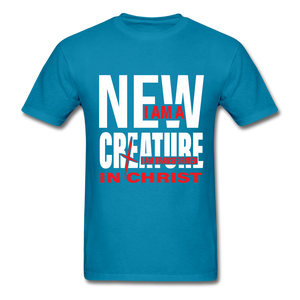 I am A New Creature in Christ - turquoise