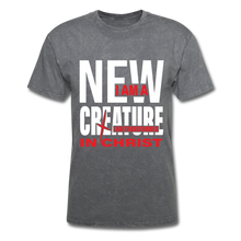 Load image into Gallery viewer, I am A New Creature in Christ - mineral charcoal gray

