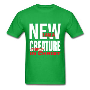 I am A New Creature T-Shirt - bright green