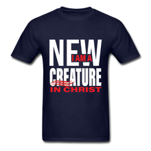 Load image into Gallery viewer, I am A New Creature T-Shirt - navy
