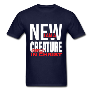 I am A New Creature T-Shirt - navy