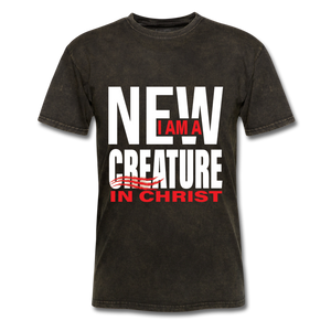 I am A New Creature T-Shirt - mineral black