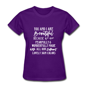 You and I Are Beautiful - purple