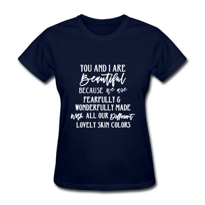 You and I Are Beautiful - navy
