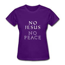 Load image into Gallery viewer, No Jesus No Peace - purple
