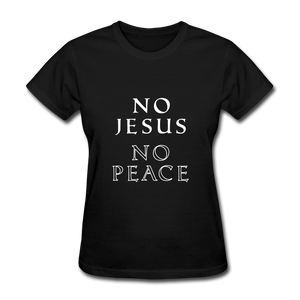 No Jesus No Peace - black
