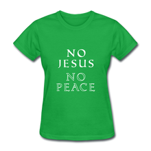 Load image into Gallery viewer, No Jesus No Peace - bright green
