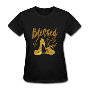 Blessed and Highly Favored Women's T-Shirt - black