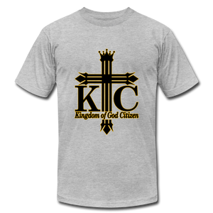 Unisex Jersey T-Shirt by Bella + Canvas - heather gray