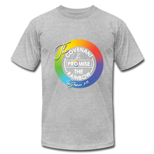 Load image into Gallery viewer, The Covenant The Promise The Rainbow Unisex Jersey T-Shirt by Bella + Canvas - heather gray
