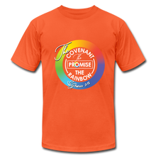 Load image into Gallery viewer, The Covenant The Promise The Rainbow Unisex Jersey T-Shirt by Bella + Canvas - orange
