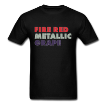 Load image into Gallery viewer, Fire Red, Metallic, Grape Unisex Classic T-Shirt - black
