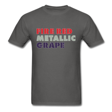Load image into Gallery viewer, Fire Red, Metallic, Grape Unisex Classic T-Shirt - charcoal
