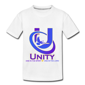Unity Kids' Premium T-Shirt - white