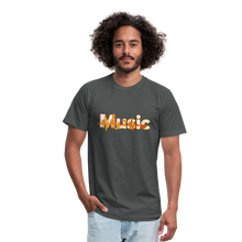 Load image into Gallery viewer, Music Unisex Jersey T-Shirt by Bella + Canvas - asphalt
