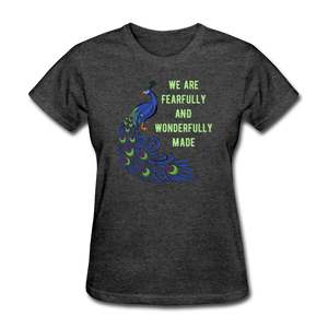 Fearfully and Wonderfully Made Women's T-Shirt - heather black