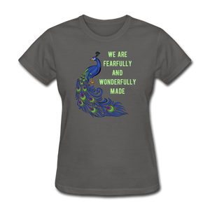 Fearfully and Wonderfully Made Women's T-Shirt - charcoal