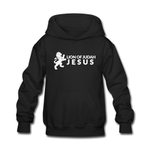 Load image into Gallery viewer, Lion of Judah (Inspired by Kendall) Kids&#39; Hoodie - black
