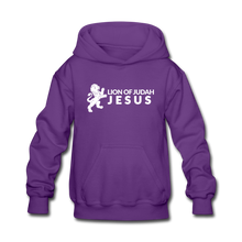 Load image into Gallery viewer, Lion of Judah (Inspired by Kendall) Kids&#39; Hoodie - purple
