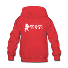 Load image into Gallery viewer, Lion of Judah (Inspired by Kendall) Kids&#39; Hoodie - red
