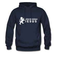 Load image into Gallery viewer, Lion of Judah (Inspired by Kendall) Men&#39;s Hoodie - navy

