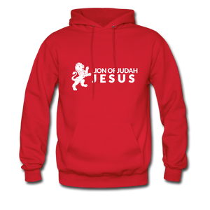 Lion of Judah (Inspired by Kendall) Men's Hoodie - red