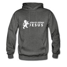 Load image into Gallery viewer, Lion of Judah (Inspired by Kendall) Men&#39;s Hoodie - charcoal gray
