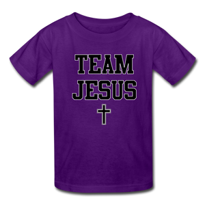Team Jesus (Inspired by Sinaya) Kids' T-Shirt - purple
