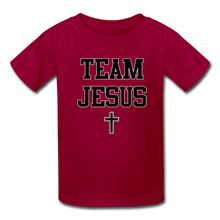 Load image into Gallery viewer, Team Jesus (Inspired by Sinaya) Kids&#39; T-Shirt - dark red
