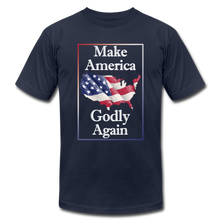 Load image into Gallery viewer, Make America Godly Again Unisex Jersey T-Shirt by Bella + Canvas - navy
