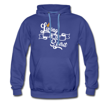 Load image into Gallery viewer, Living in the Spirit Men’s Premium Hoodie - royalblue
