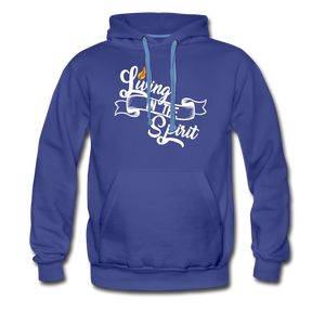Living in the Spirit Men’s Premium Hoodie - royalblue