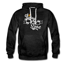 Load image into Gallery viewer, Living in the Spirit Men’s Premium Hoodie - charcoal gray
