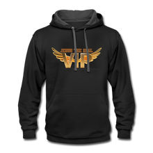 Load image into Gallery viewer, Jesus the Real VIP Contrast Hoodie - black/asphalt

