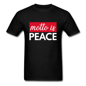 Motto is Peace - black