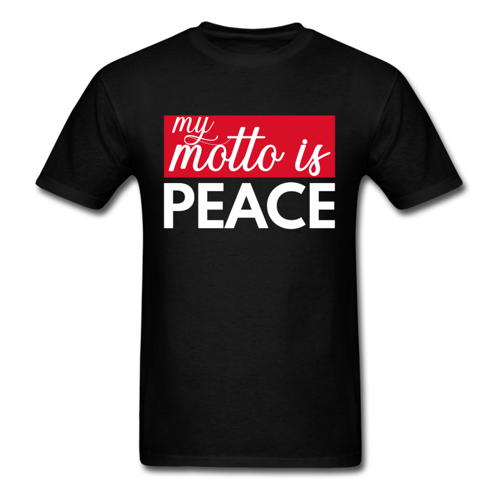 My Motto is Peace - black