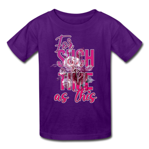 For Such a Time as This Kids' T-Shirt - purple